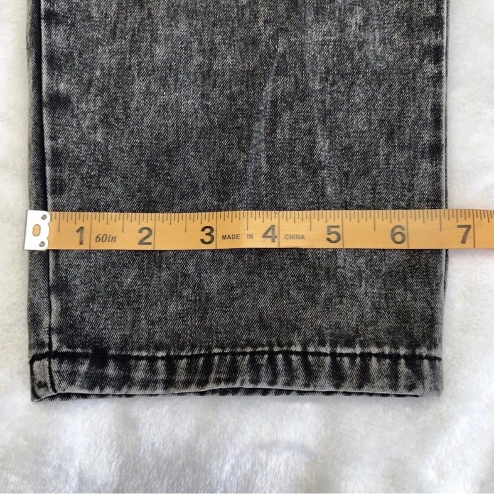 NWT Entro Black Mineral Wash Jumpsuit Short Sleeve Cotton Utility Boho Small - Picture 11 of 11